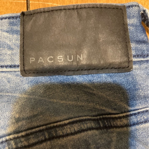 Men’s Size 30X32 PacSun Distressed Stacked Skinny Jeans - Picture 8 of 13